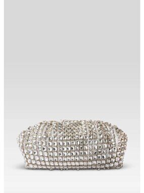 Retrofête Daphnis Crystal Bag Silver Womens Size OS
